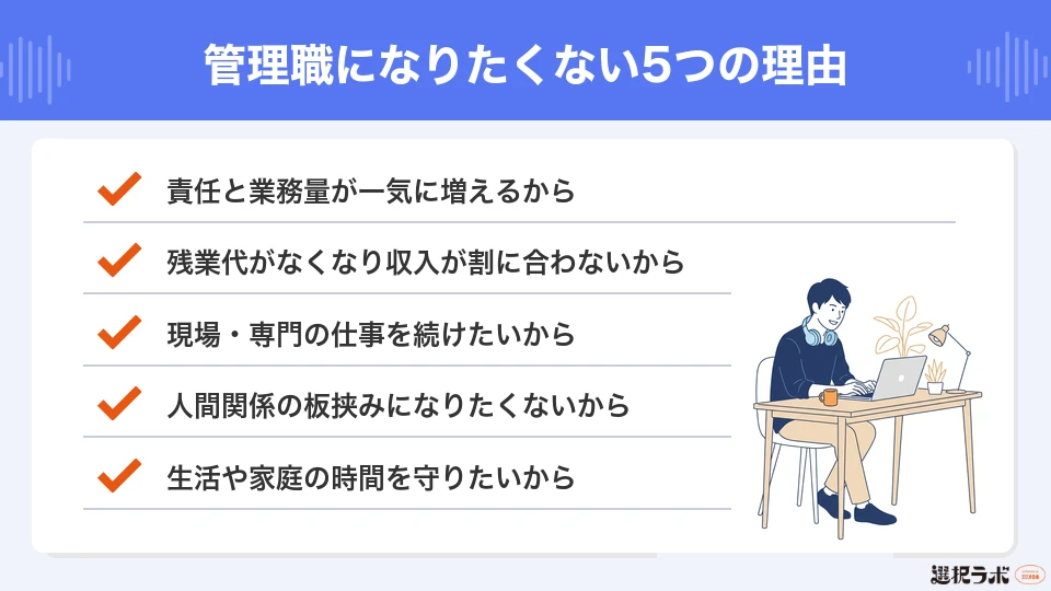 管理職になりたくない5つの理由