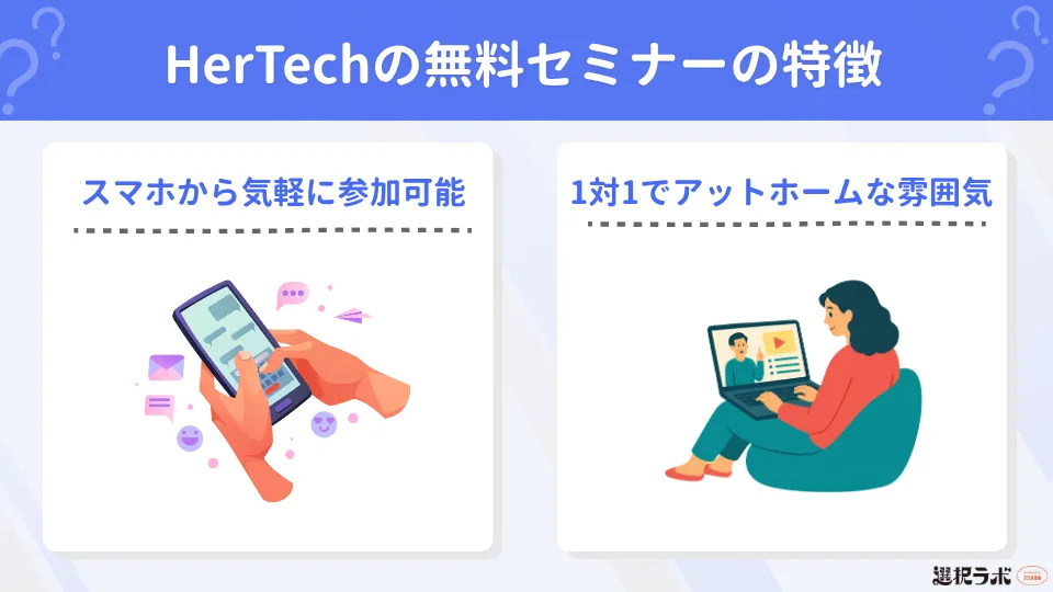 HerTech無料セミナーの特徴