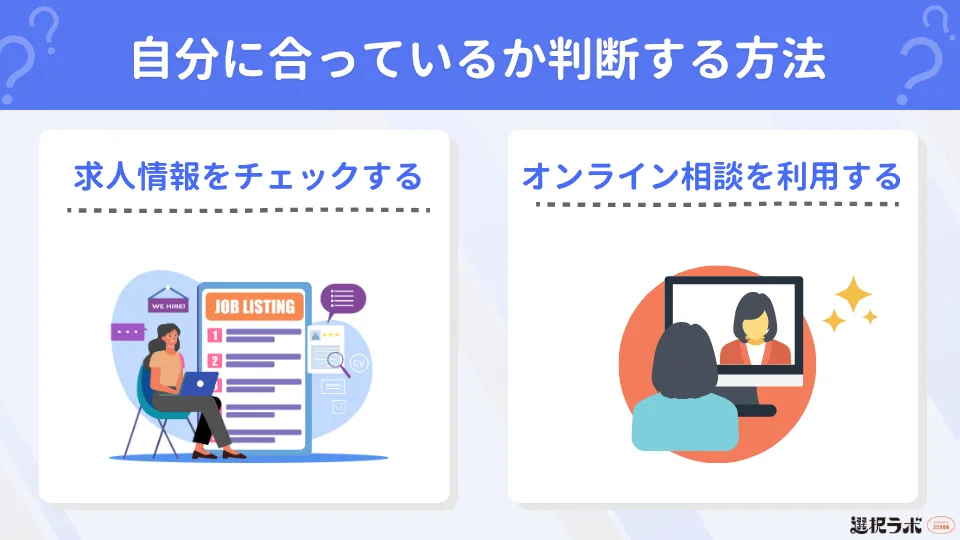 type女性の転職エージェントが自分に合っているか判断する方法
