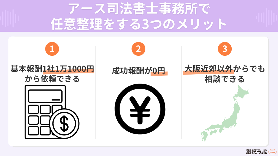 アース司法書士事務所で任意整理をする3つのメリット