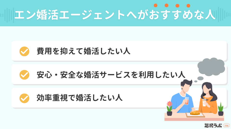 エン婚活エージェントへの登録がおすすめな人の特徴