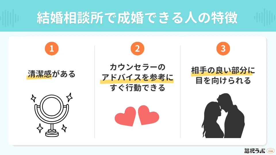 成婚できる人の特徴